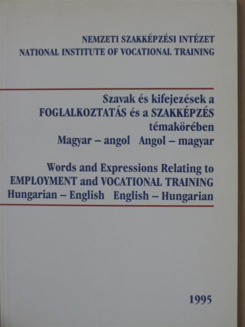 Sumné Nagy Ágnes - Szavak és kifejezések a Foglalkoztatás és a Szakképzés témakörében [antikvár]