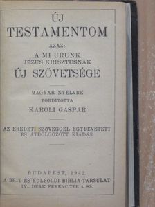 Új Testamentom/A Zsoltárok könyve [antikvár]
