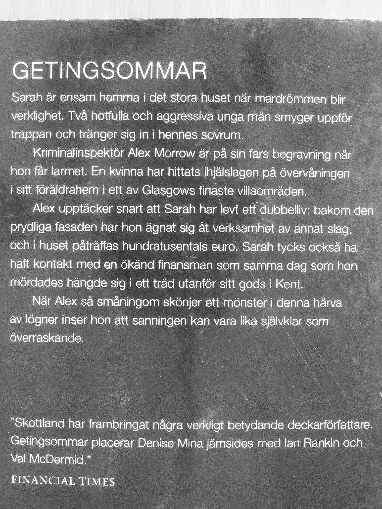 Denise Mina - Getingsommar [antikvár]