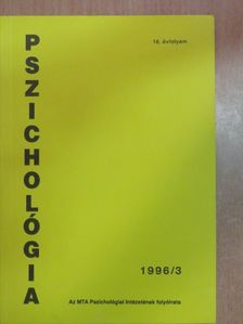 Csillag Mária - Pszichológia 1996/3. [antikvár]