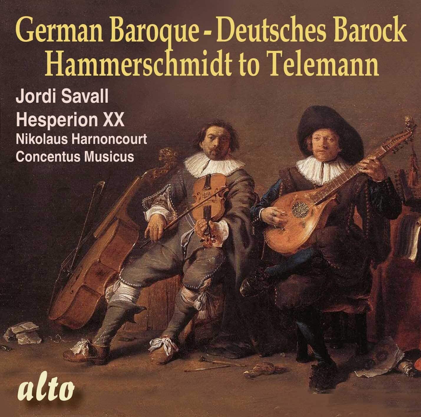 TELEMANN - GERMAN BAROQUE - HAMMERSCHMIDT TO TELEMANN CD SAVALL, HARNONCOURT