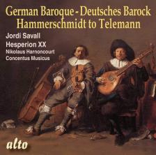 TELEMANN - GERMAN BAROQUE - HAMMERSCHMIDT TO TELEMANN CD SAVALL, HARNONCOURT
