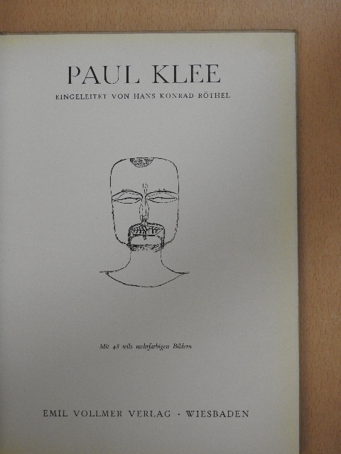 Hans Konrad Röthel - Paul Klee [antikvár]