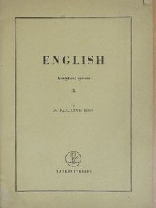 Dr. Bíró Lajos Pál - English II. [antikvár]