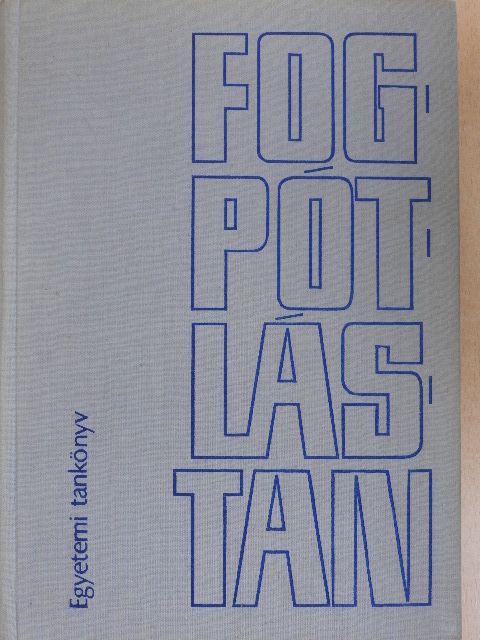 Dr. Kemény Imre - Fogpótlástan [antikvár]