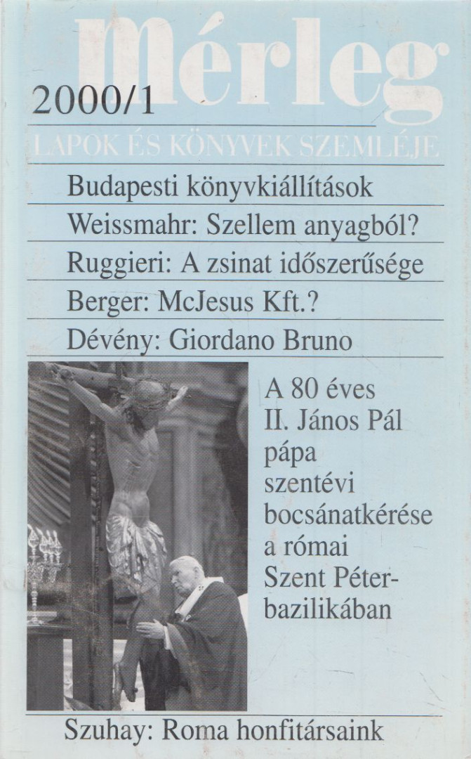 Boór János (főszerk.) - Mérleg 2000/1 [antikvár]