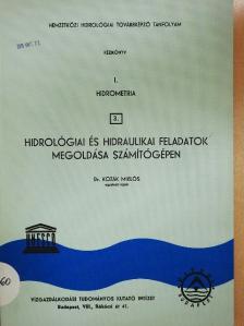 Dr. Kozák Miklós - Hidrometria I/3. [antikvár]