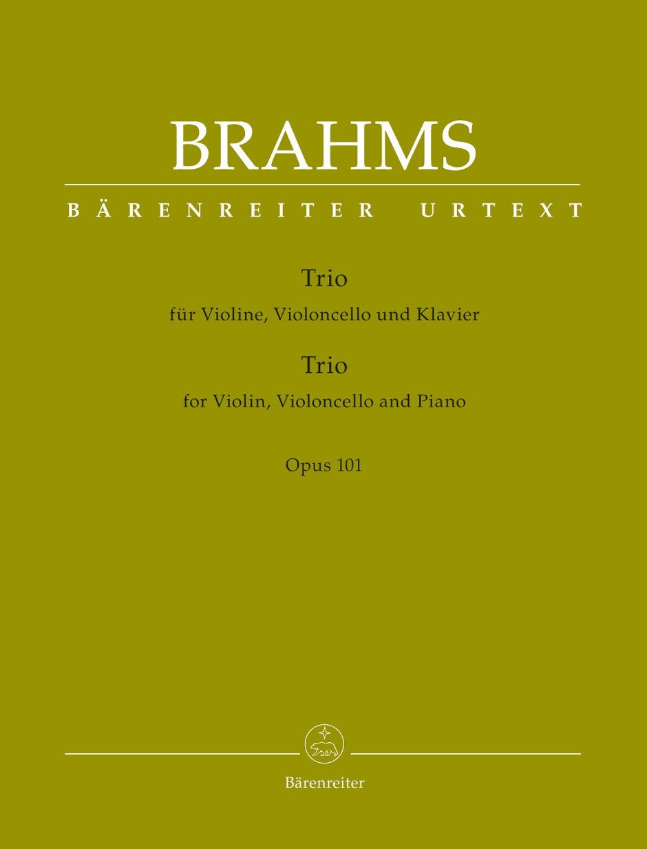 BRAHMS... - TRIO FÜR VIOLINE, VIOLONCELLO UND KLAVIER OP.101 (URTEXT CHR. HOGWOOD) PARTIES