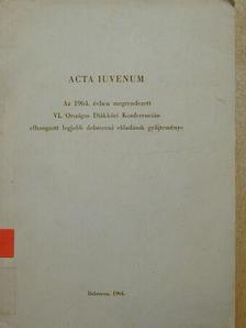 Bolyós András - Acta Iuvenum [antikvár]