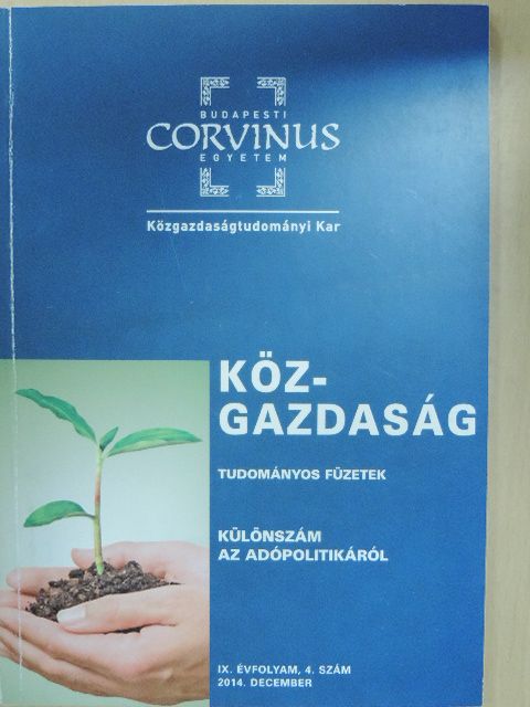 Baksay Gergely - Köz-gazdaság 2014. december [antikvár]