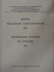 Günther Klotz - Angol filológiai tanulmányok XII. [antikvár]