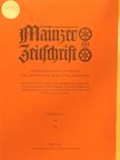 Dr. Elisabeth Darapsky - Mainzer Zeitschrift 62, 1967 [antikvár]