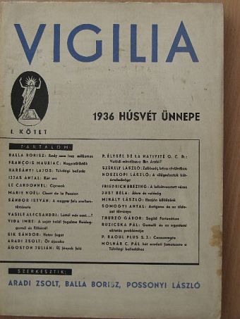 Ágoston Julián - Vigilia 1936. I. [antikvár]