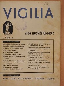 Ágoston Julián - Vigilia 1936. I. [antikvár]