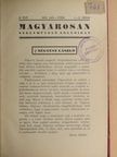 Fincziczky István - Magyarosan 1933. január-december [antikvár]
