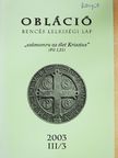 Borián Elréd OSB - Obláció 2003. III/3 [antikvár]