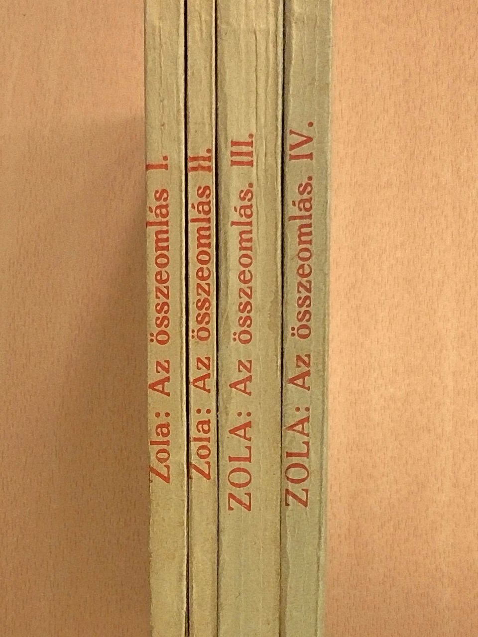 Ambrus Zoltán - Az összeomlás I-IV. [antikvár]