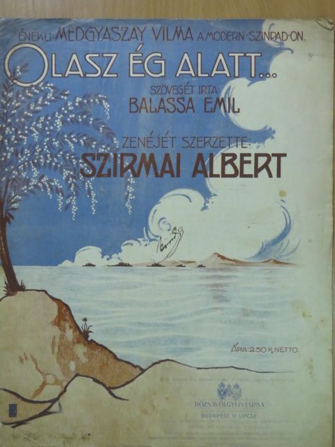 Balassa Emil - Olasz ég alatt... [antikvár]