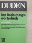 Duden 10 - Das Bedeutungswörterbuch [antikvár]