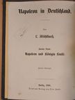 L. Mühlbach - Napoleon in Deutschland 2. (gótbetűs) [antikvár]