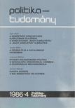 Tomori Lajos - Politika-tudomány 1986/4. [antikvár]