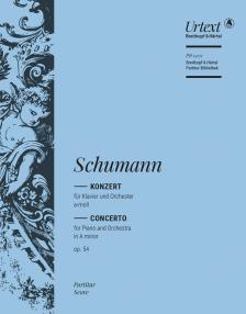 Schumann, Robert - KONZERT FÜR KLAVIER UND ORCHESTER a-MOLL OP.54, PARTITUR