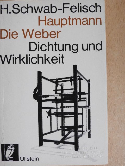 Gerhart Hauptmann - Die Weber [antikvár]