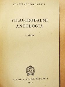 Anakreón - Világirodalmi antológia I. [antikvár]