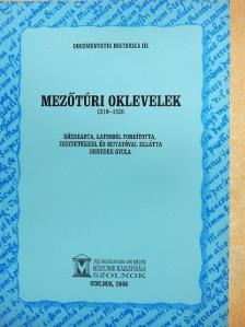 Mezőtúri oklevelek [antikvár]