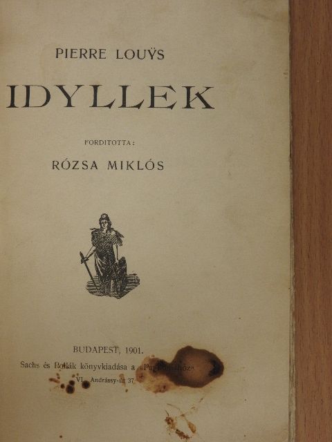 Pierre Louys - Idyllek [antikvár]