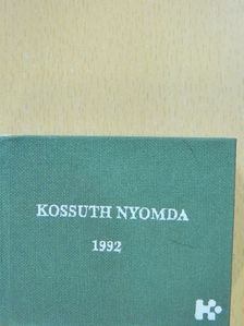Kossuth Nyomda Rt. kis albuma 1992. (minikönyv) [antikvár]
