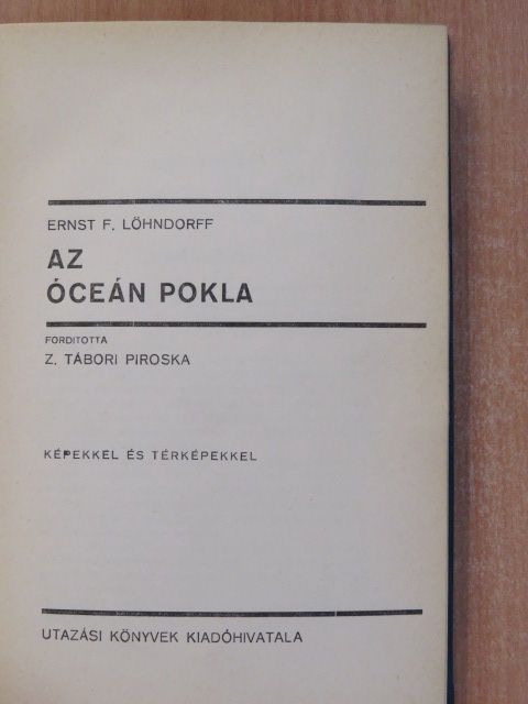 Ernst F. Löhndorff - Az óceán pokla [antikvár]
