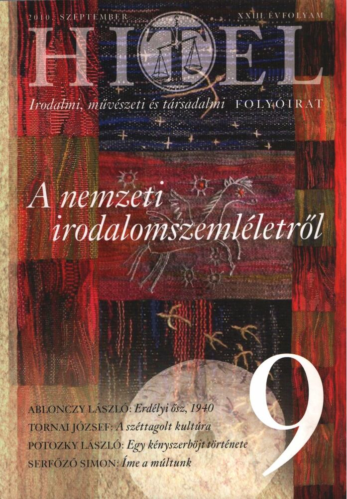 Csoóri Sándor - Hitel 2010. szeptember [antikvár]
