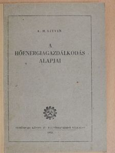 A. M. Litvin - A hőenergiagazdálkodás alapjai [antikvár]
