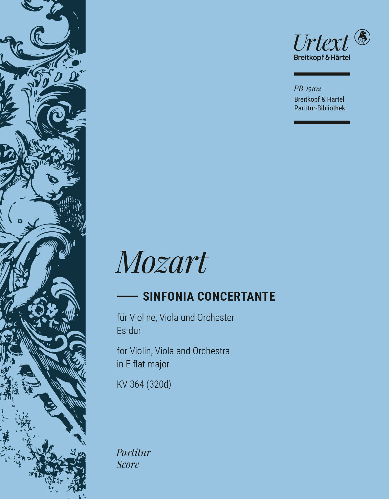 MOZART, W,A, - SINFONIA CONCERTANTE FÜR VIOLINE, VIOLA UND ORCH. KV 364 (320d) PARTITUR