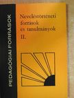 Albert Pinkevics - Neveléstörténeti források és tanulmányok II. [antikvár]
