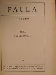 Lázár István - Paula [antikvár]