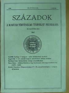 Alzbeta Holosova - Századok 1990/1. [antikvár]