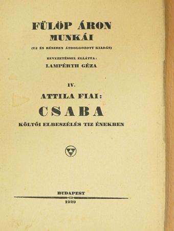 Fülöp Áron - Attila fiai III. [antikvár]