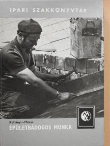 Kollányi Béla - Épületbádogos munka [antikvár]
