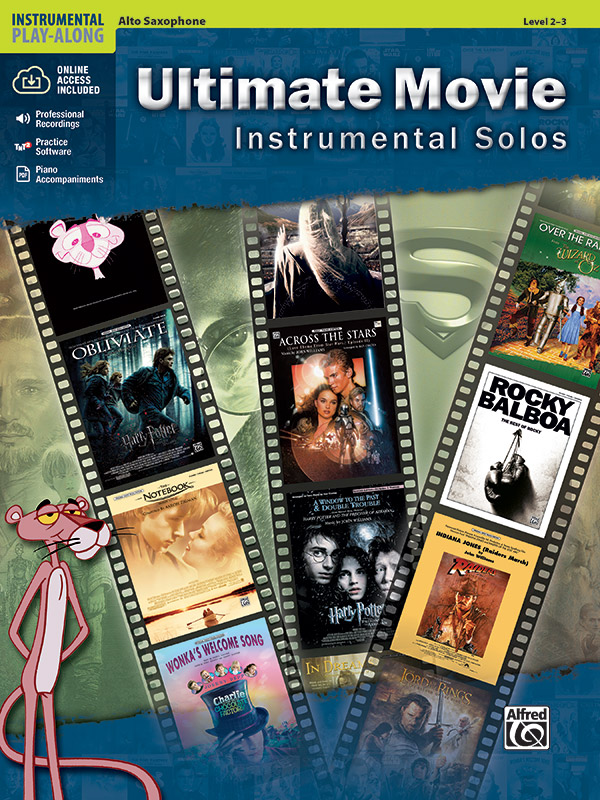 ULTIMATE MOVIE INSTRUMENTAL SOLOS ALTO SAXOPHONE PLAY-ALONG, LEVEL 2-3 + CD