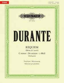 DURANTE - REQUIEM (MESSA DE'MORTI) c MINOR (DARLINGTON) VOCAL SCORE