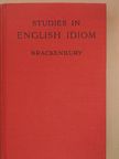 G. Brackenbury - Studies in English Idiom [antikvár]