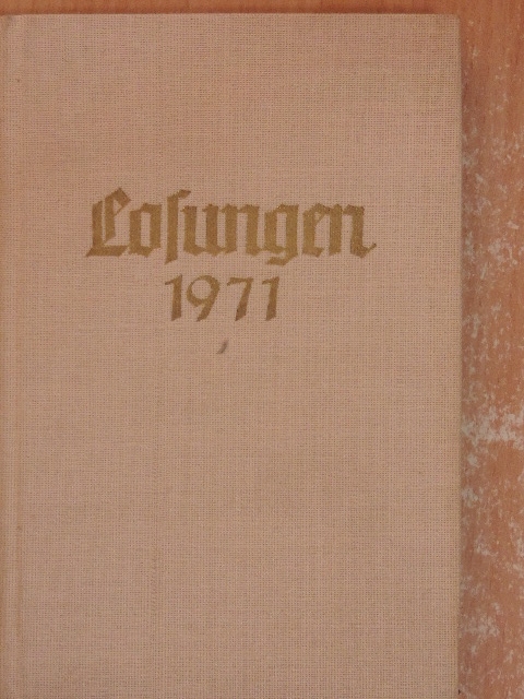 Losungen 1971 [antikvár]