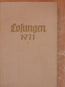 Losungen 1971 [antikvár]