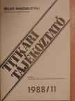 Titkári tájékoztató 1988/11. [antikvár]