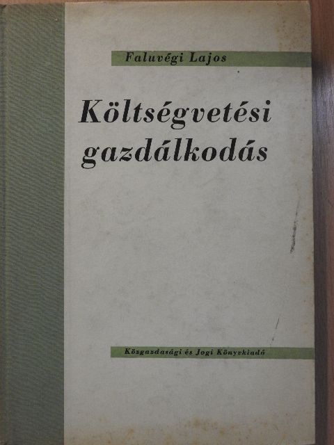 Faluvégi Lajos - Költségvetési gazdálkodás [antikvár]