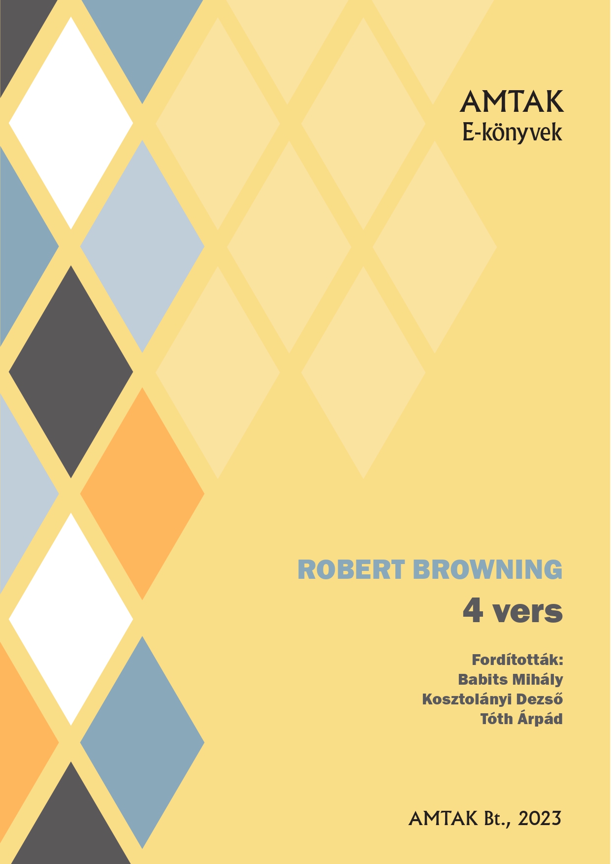 ROBERT BROWNING - 4 vers [eKönyv: epub, mobi]