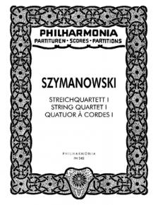 SZYMANOWSKI - STREICHQUARTETT I C-DUR OP.37 TASCHENPARTITUR