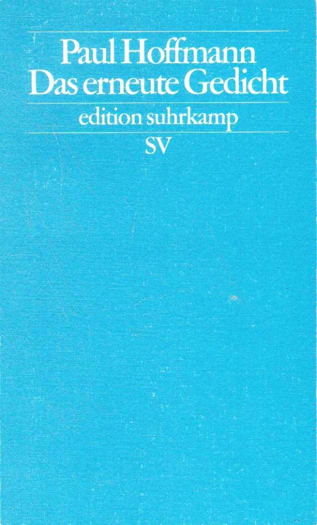 Das erneute Gedicht [antikvár]
